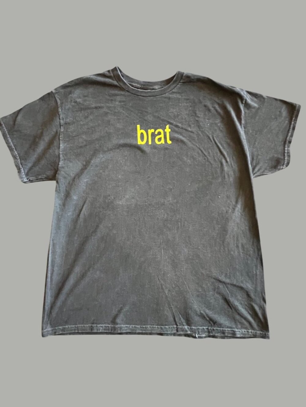 Charli XCX Brat Graphic Tee Black Large 100% Cotton